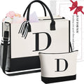 BAGAIL Initial Tote Bag, Personalized Birthday Gifts by BAGAIL