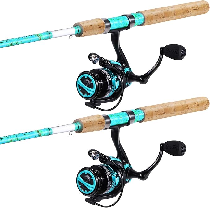 Sougayilang Fishing Rod and Reel Combo, 2-Piece 5-Foot 6-Inch Graphite & - Image 2