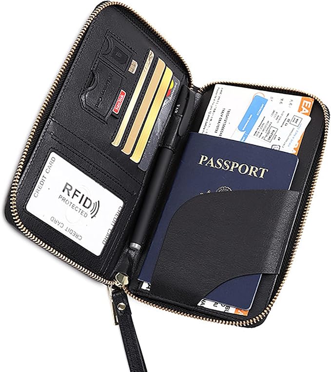 Rowgins Rfid Blocking Passport Holder Wallet, Rowgins Rfid Passport Holder - Image 2