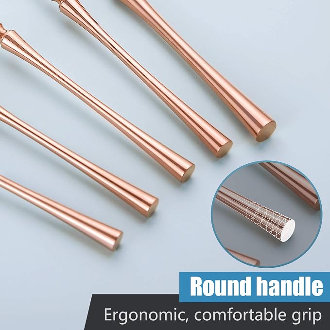 20-Piece Rose Gold Silverware Set - Image 5