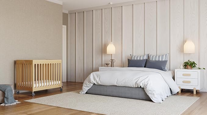 Foundations Boutique Folding Mini Baby Crib - Image 8