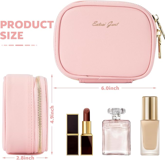 Small Makeup Bag Travel Train Case - Image 2