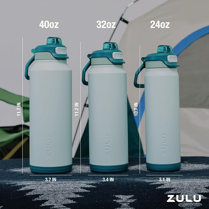 ZULU Powerfill Pro 32oz Stainless Steel Water Bottle - Image 7