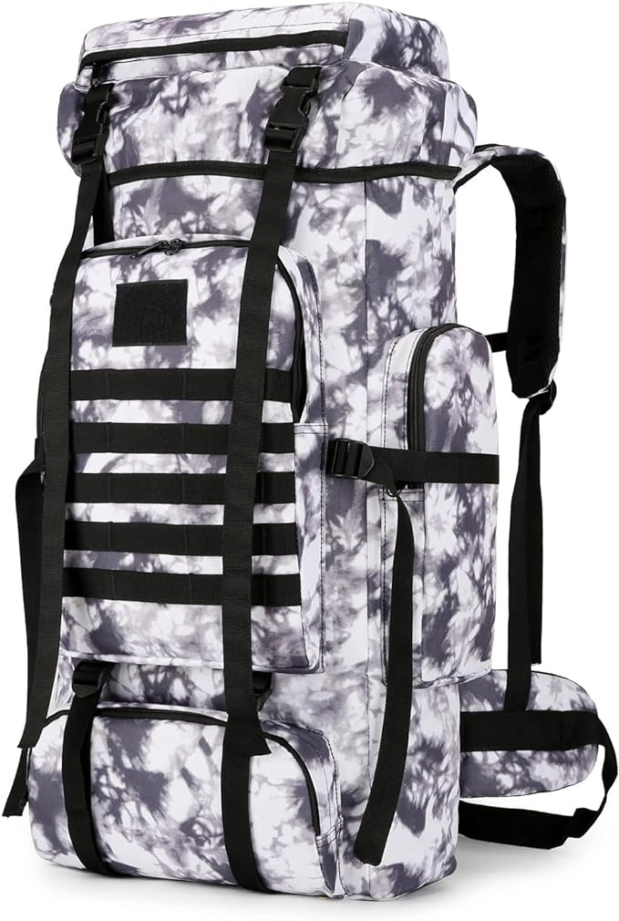 Hiking Backpack for Men 70L/100L Camping Backpack Military Rucksack Molle 3 by W+WINTMING