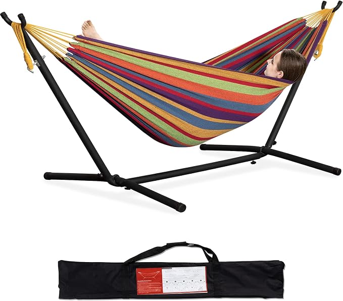 PNAEUT Double Hammocks with Stand by PNAEUT