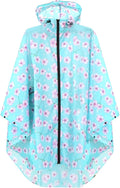 ANYOO Waterproof Rain Poncho Lightweight Reusable Hiking Hooded Coat Jacket by Anyoo