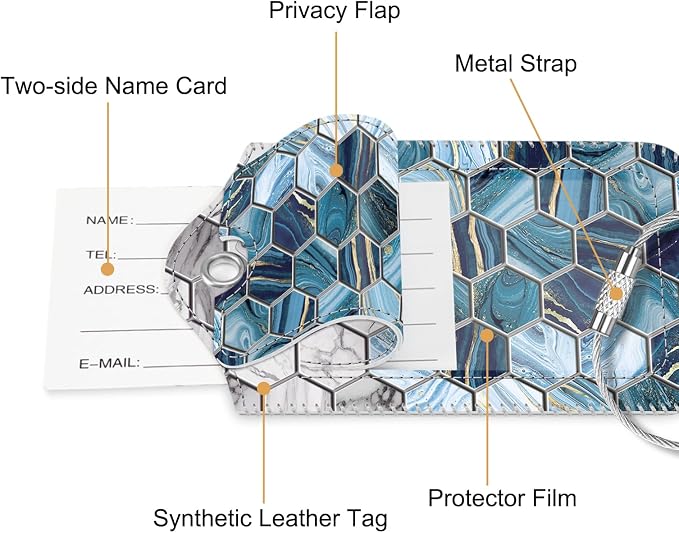 Fintie Luggage Tags, Privacy Cover ID Label - Image 4