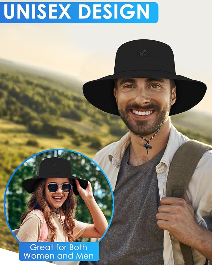 BROTOU Foldable Bucket Hats for Women/Men, UPF 50+ Wide Brim Sun Hat, - Image 4