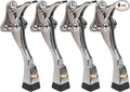 4 Packs Heavy Duty Kickdown Door Stopper, One Touch Adjustable Kickdown Door by ENYZTBI