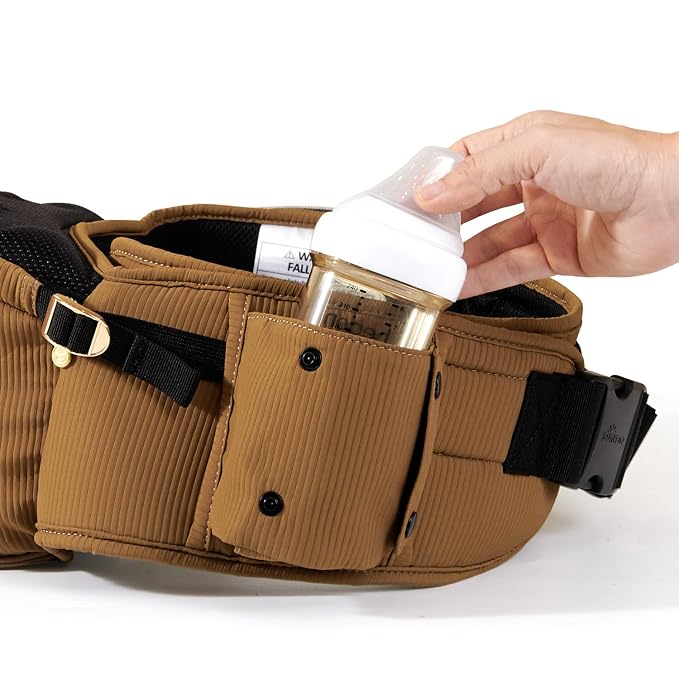 Sunveno Hip Baby Carrier with Seat, Ergonomic Baby Hip Carrier, Front-Facing - Image 7