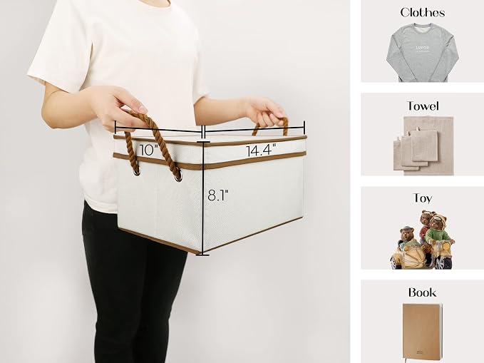 LoforHoney Home Fabric Storage Bins - Image 2