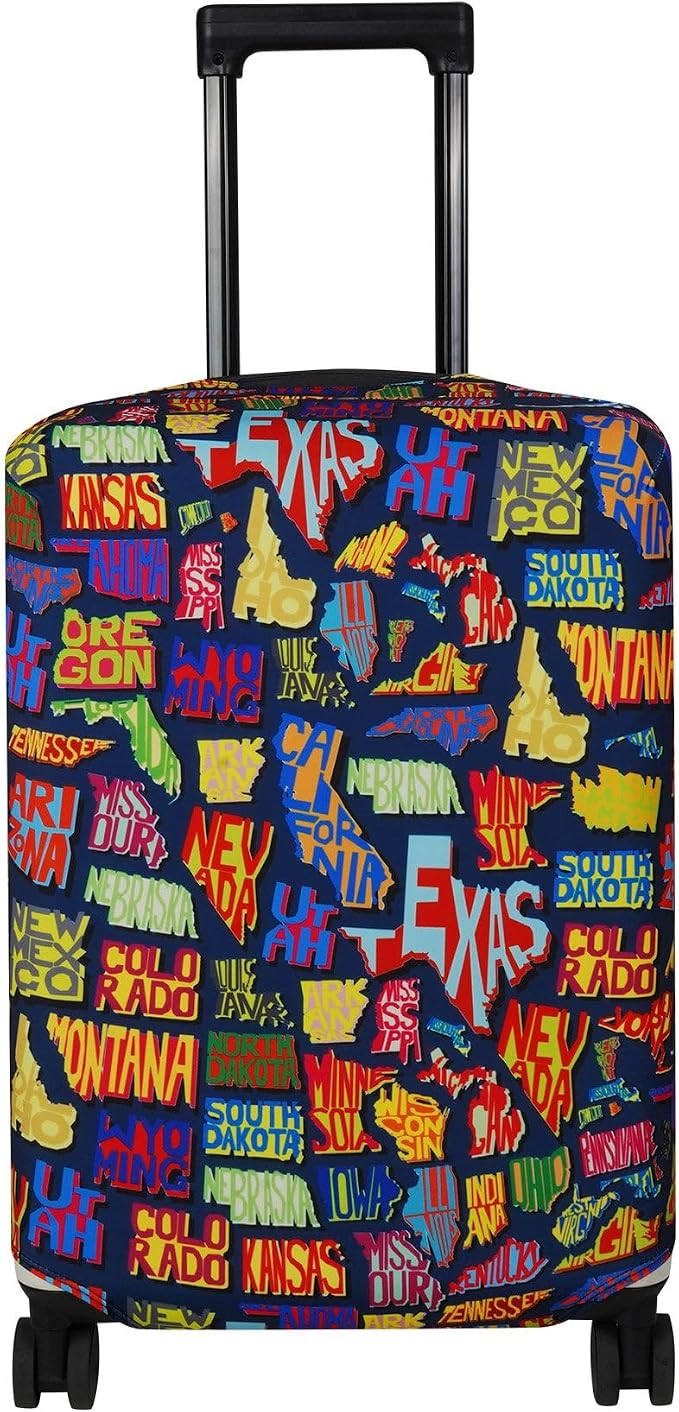 Explore Land Travel Luggage Cover Suitcase Protector Fits 18-22 Inch Case by ExploreLand
