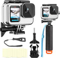 Compatible for Go Pro Hero 13 12 11 10 9 Black Waterproof Housing Case by BODQQ