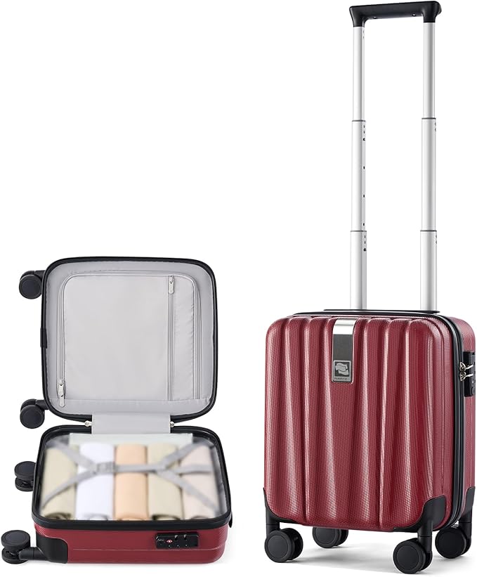 Hanke 14 Inch Underseat Carry On Luggage by Hanke