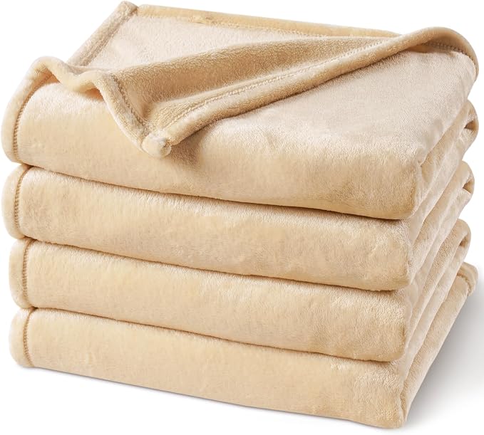 PHF Ultra Soft Fleece Blanket Queen Size, No Shed No Pilling Luxury Plush Cozy by PHF