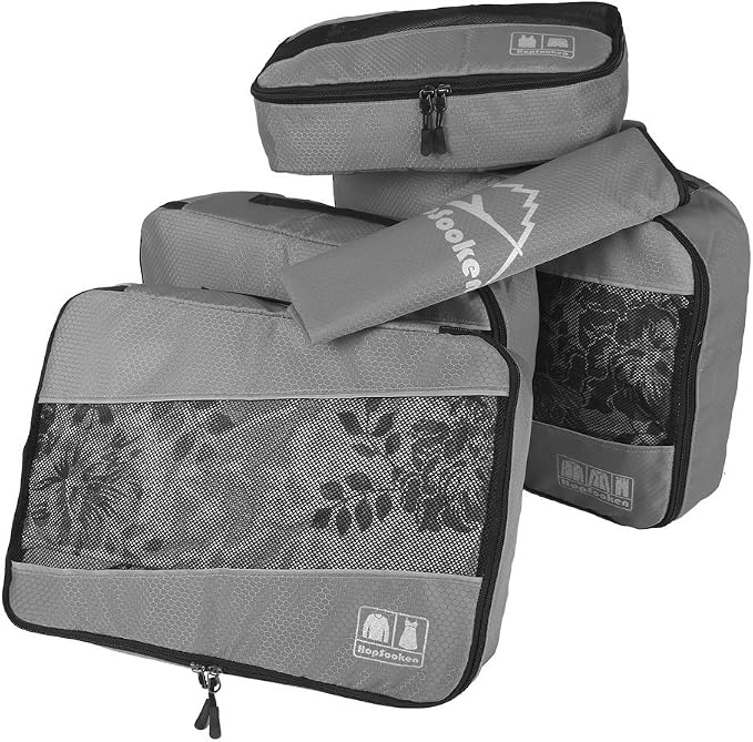5 Set Packing Cubes for Travel Large Suitcase Luggage Organizer Bags Travel - Image 3