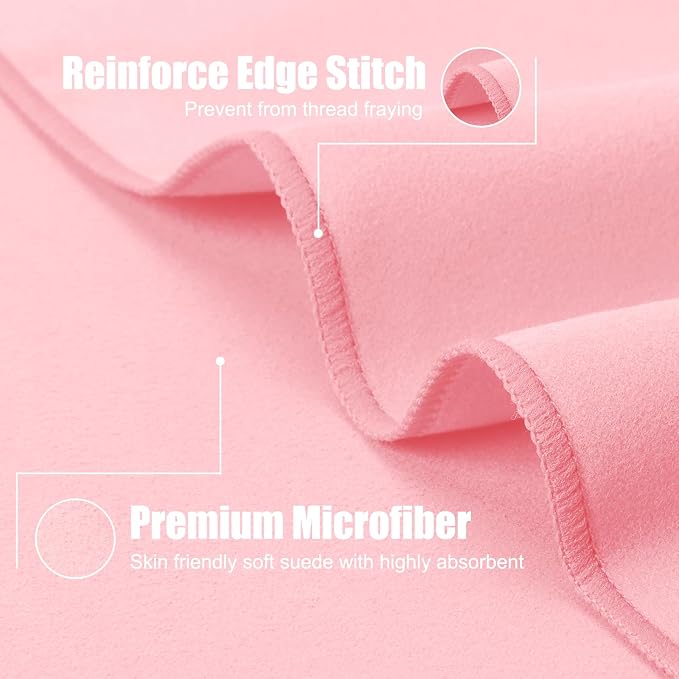 Quick Dry Travel Towel, 3 Sizes 1 Pack Camping Microfiber Towel, Lightweight - Image 3