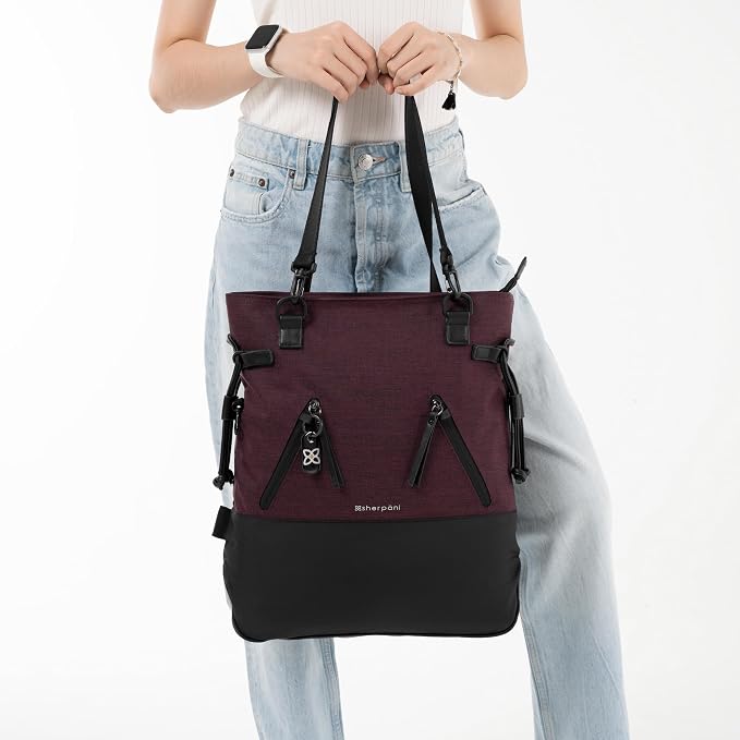 Sherpani Tempest, Anti-Theft Convertible Backpack, Teacher Tote Bag, Travel - Image 4