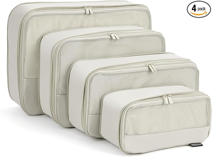 4 Piece Compression Packing Cubes by SOARSAIL