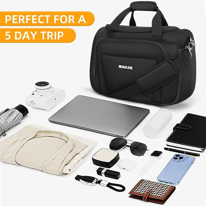 Underseat Carry On Luggage Lightweight Travel Tote Weekender Bag Overnight - Image 5