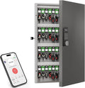 96 Key Lock Box Wall Mount, Smart Key Cabinet One Time Password/APP by DiDiHere