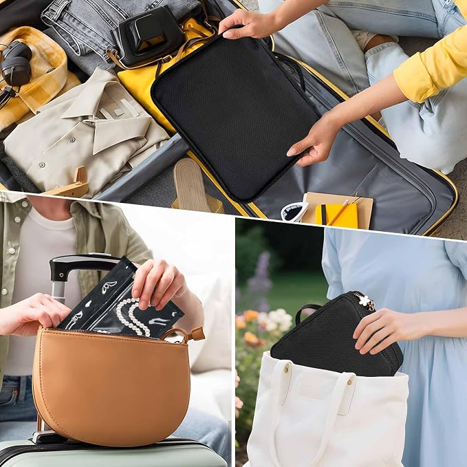 Travel Jewelry Organizer Case, Jewelry Storage Bag - Image 6