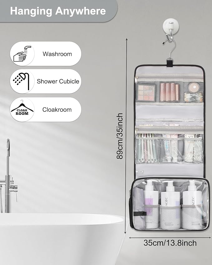 Relavel Hanging Toiletry Bag - Image 2