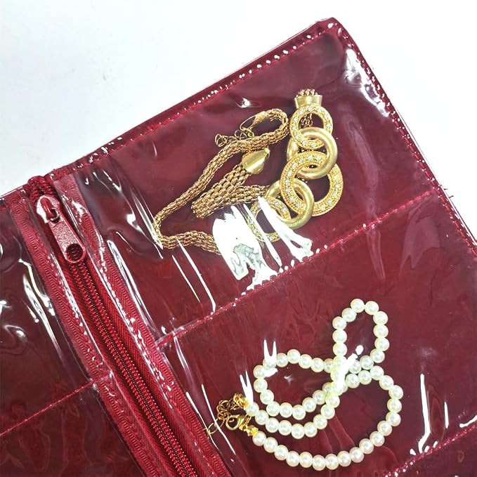 Travel Jewelry Roll Bag Portable Organizer Pouch - Image 6