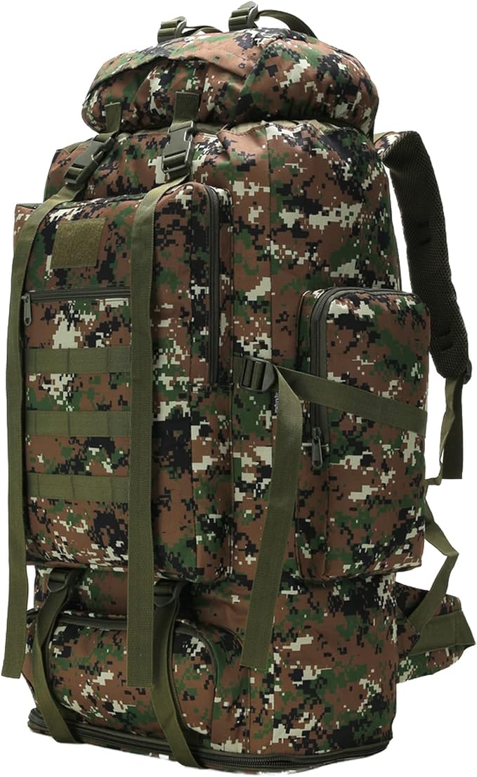 Hiking Backpack for Men 70L/100L Camping Backpack Military Rucksack Molle 3 by W+WINTMING