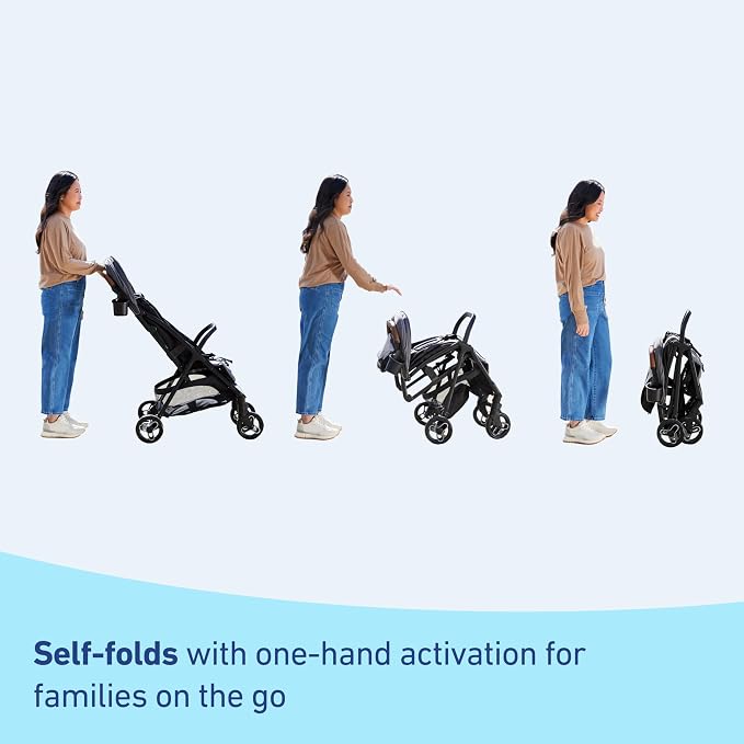Graco Ready2Jet Travel System – Overhead Friendly Compact Travel Stroller - Image 2