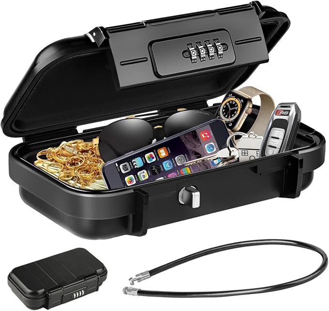 HUANLANG Portable Safe Lock Box by HUANLANG