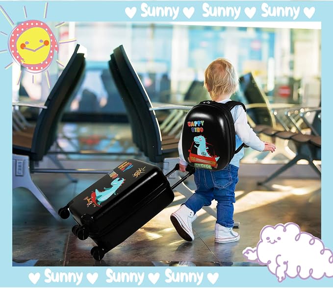 Weewooday Kids Luggage and Backpack 18" Suitcase - Image 6