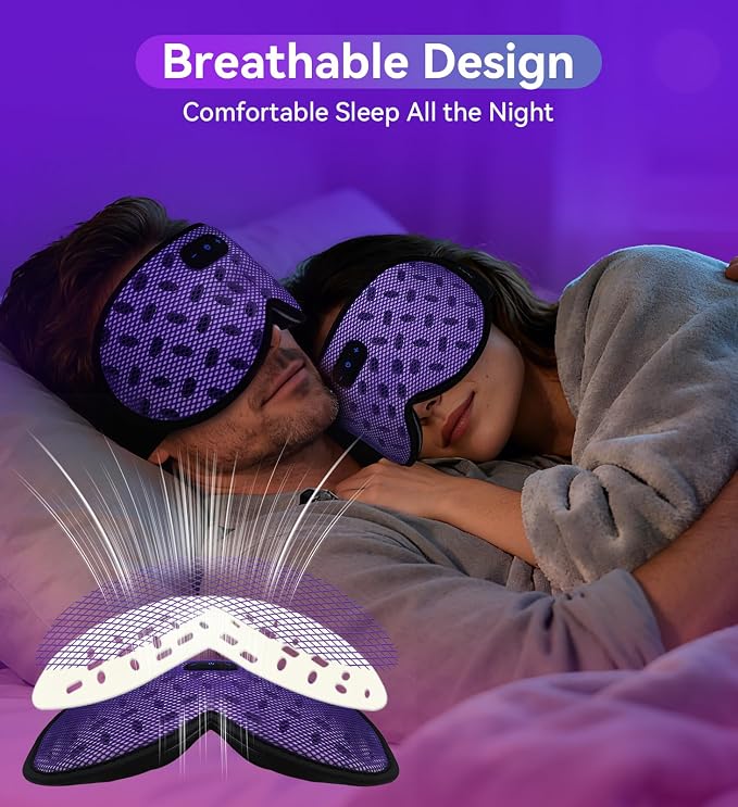 Sleep Eye Mask Bluetooth Headphones - Image 5