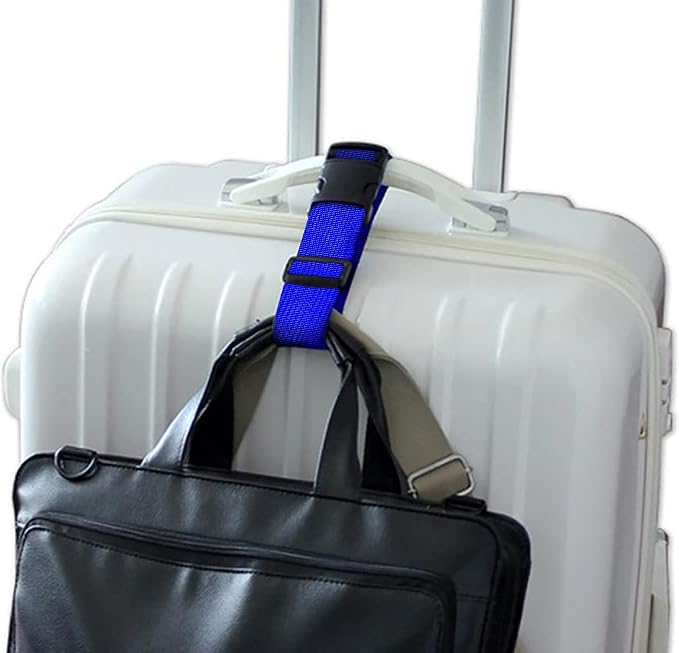 2Pack Luggag Straps for Carry On Bag, Adjustable Suitcase Belt Add Bag Travel - Image 9