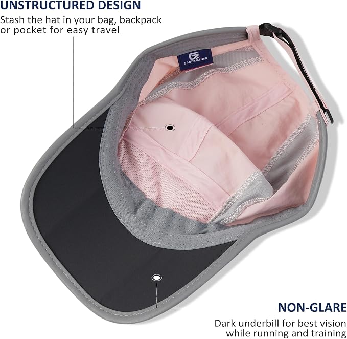 GADIEMKENSD Reflective Folding Outdoor Hat Unstructured Design UPF 50+ Sun - Image 4
