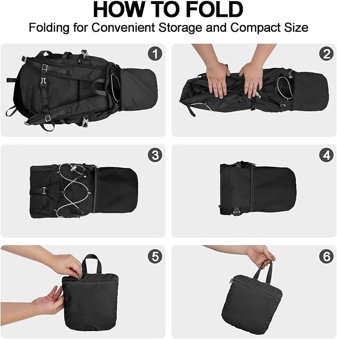 Seektop 20L Ultra Lightweight Waterproof Hiking Backpack Small Outdoor Foldable - Image 7