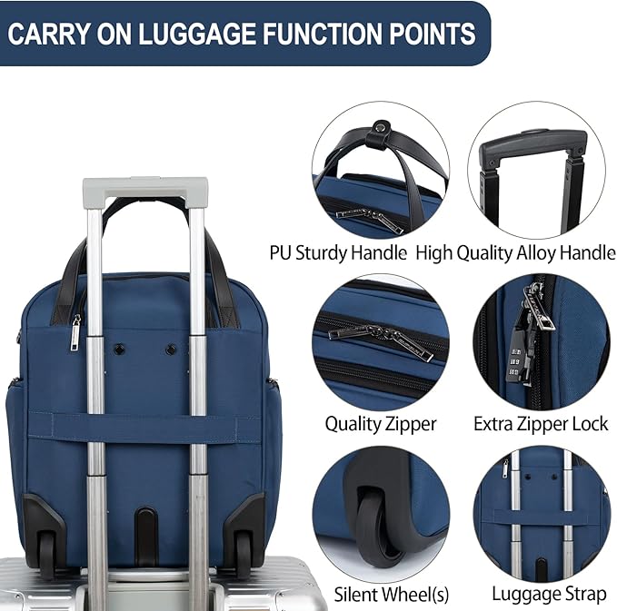 EMPSIGN Underseat Carry On Wheeled - Image 4
