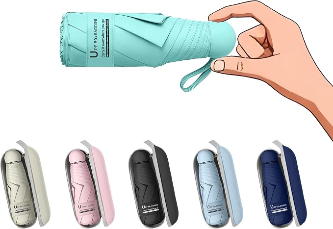 BAODINI Travel Mini Umbrella for Purse by BAODINI