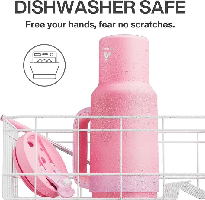 POWCAN 40 oz Tumbler with Handle, 2-in-1 Straw and Sip Lid, Dishwasher Safe - Image 5