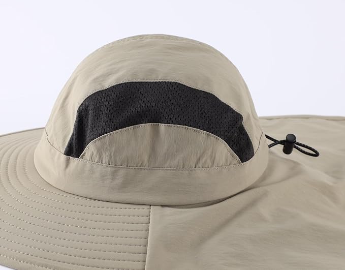 Home Prefer UPF 50+ Sun Hats for Men Women Wide Brim Fishing Hat - Image 7