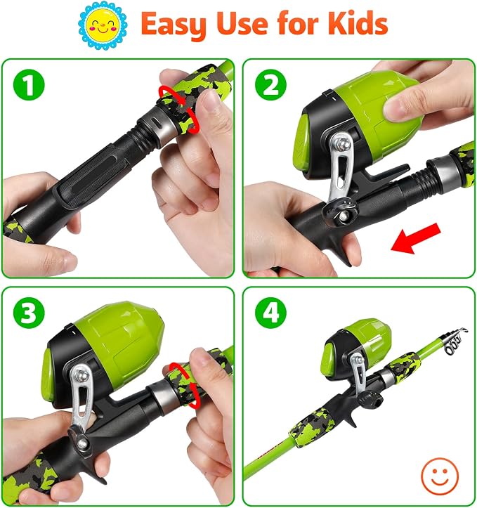 PLUSINNO Kids Fishing Pole - Image 4