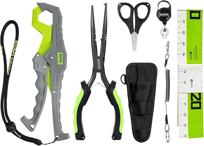 Booms Fishing Gear and Equipment: 6pcs Fishing Tools Kit by BoomsFishing