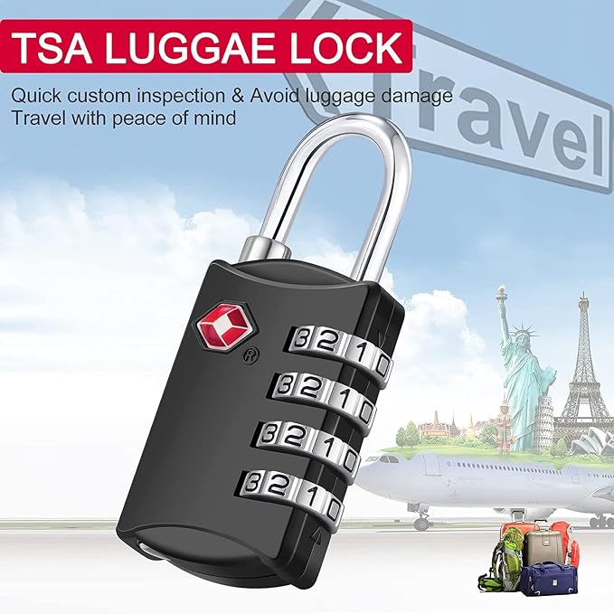 ZHEGE Travel Locks, TSA Approved Locks - Image 2
