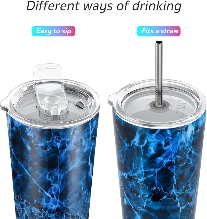 THILY Tumbler Stainless Steel Coffee Cup 26 oz Triple-Insulated Wide Mouth - Image 2
