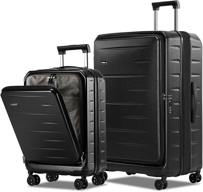 Luggage Sets 2 Pieces, 20 Inch Carry On Luggage and Expandable 28 Inch Checked by CENSIEN