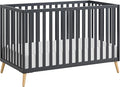 Oxford Baby Cozy Nest Convertible Island Crib, Midnight Slate/Natural by OxfordBaby