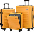 3Pcs Luggage Set, HardShell Lightweight, Only 20" by TydeCkare
