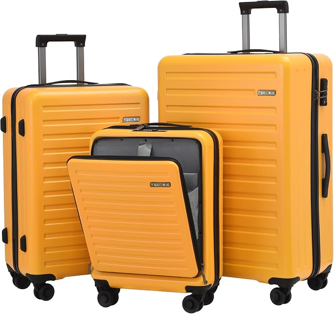 3Pcs Luggage Set, HardShell Lightweight, Only 20" by TydeCkare