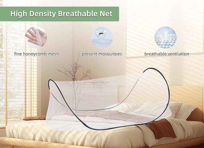 78 * 32 * 22 Inch Large Up Mosquito Tent, Portable Foldable Mosquito Net - Image 6