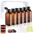 Cosywell Travel Bottles for Toiletries 10PCS Plastic Squeeze Bottles TSA by Cosywell